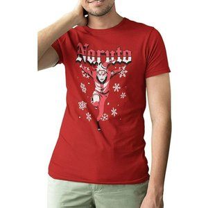 NWT Naruto Christmas T-shirt Anime Graphic Tee
